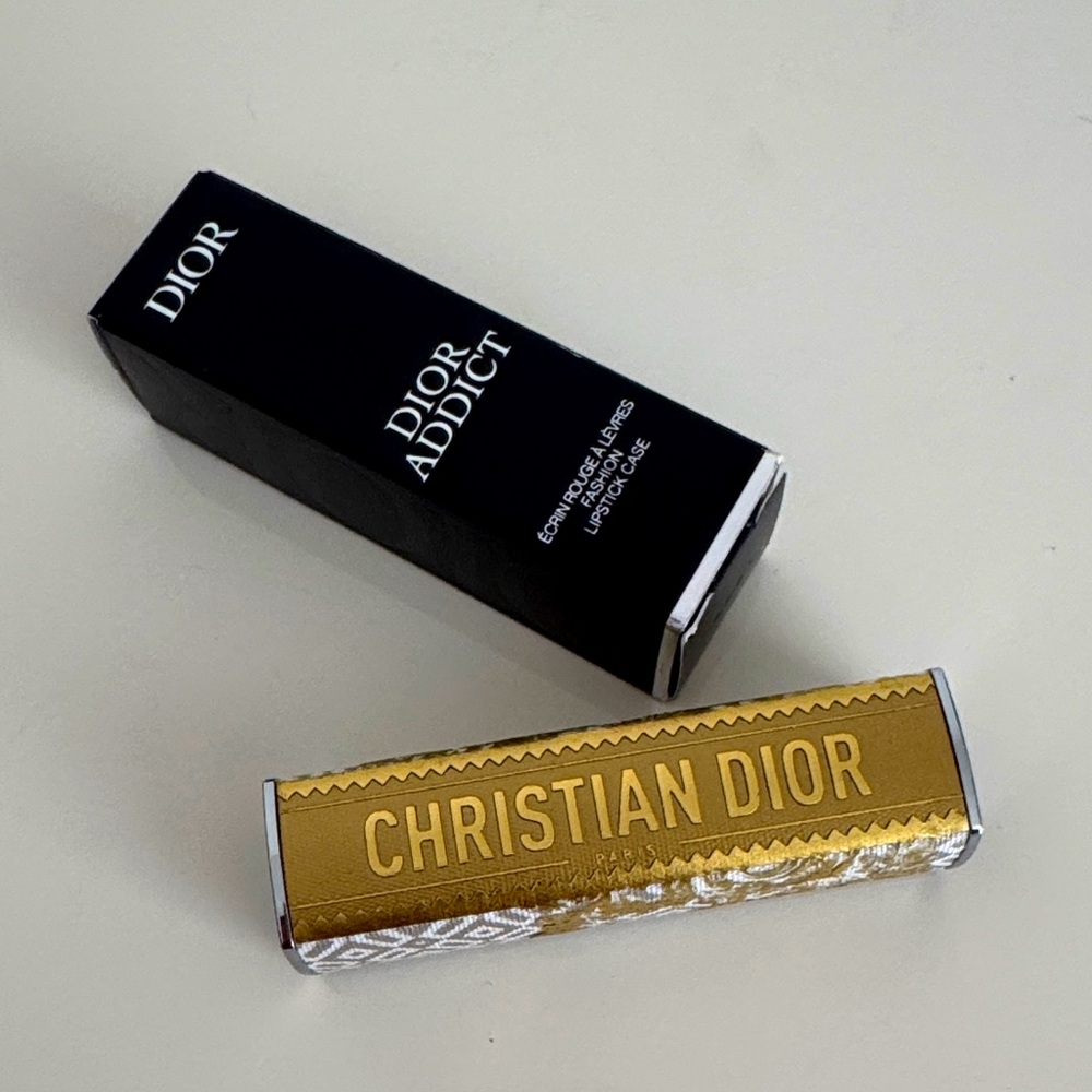 Christian Dior *Limited Edition* Gold Lipstick Case- NEW in Box